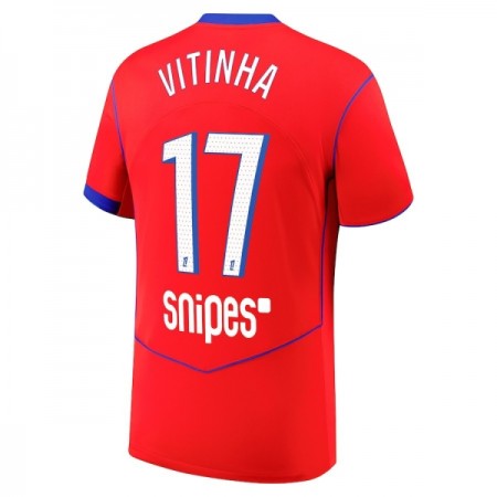 Nogometni Dres Paris Saint-Germain Vitinha 17 Treći 2025-26 Nogometni Dres Paris Saint-Germain Vitinha 17 Treći 2025-26